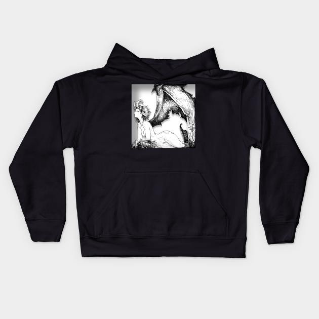 Harpy / Shadow Box Kids Hoodie by SuarezArt